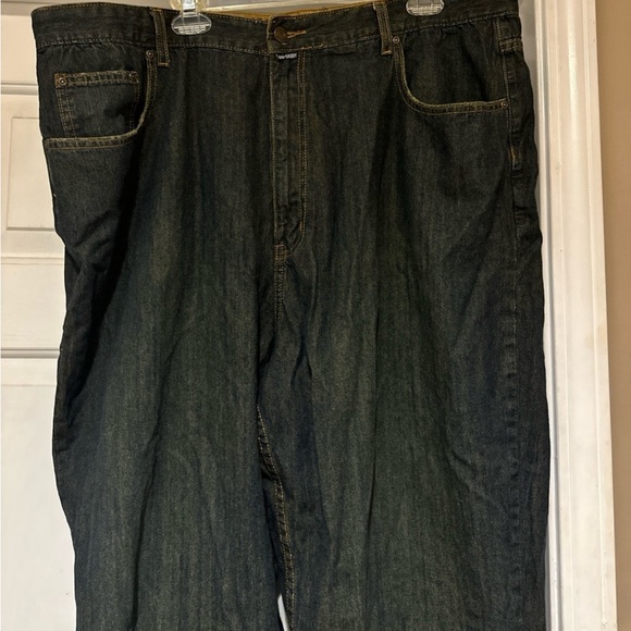 Y2K Big Daddy Black Jeans(Southpole Style) Men’s Size 44/30 - Picture 3 of 8